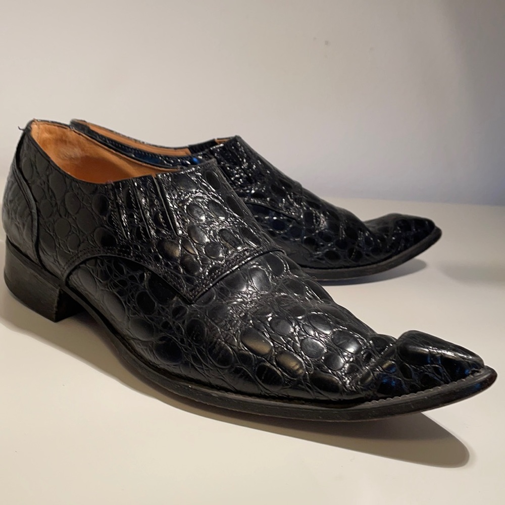 Rare Vintage Fluevog George Cox Swordfish Loafers - Men’s 9